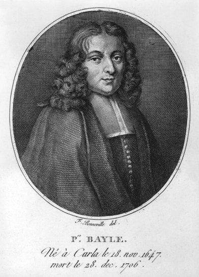 Porträt von Pierre Bayle (1647-1706) von French School